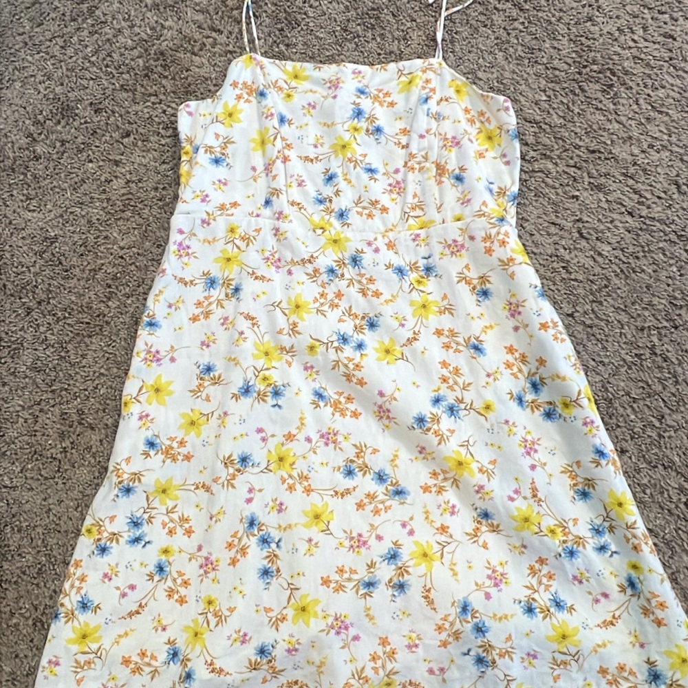 Floral Spaghetti Strap Dress